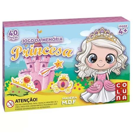 Jogo Da Memória com 40 peças - Coluna - 790703 - Pais e Filhos - Real  Brinquedos