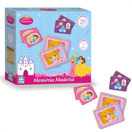 Jogo da Memória Princesas - Majoca Colorê Brinquedos Educativos