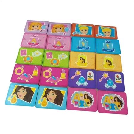 Jogo Da Memoria - Princesas - Pikoli Brinquedos Educativos