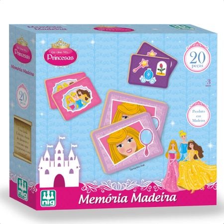 Jogo Da Memoria - Princesas - Pikoli Brinquedos Educativos