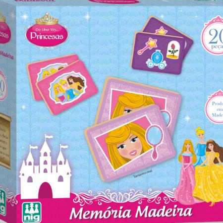 Jogo da memória princesas  Jogos de memória, Afetividade na educação  infantil, Artesanato educacional