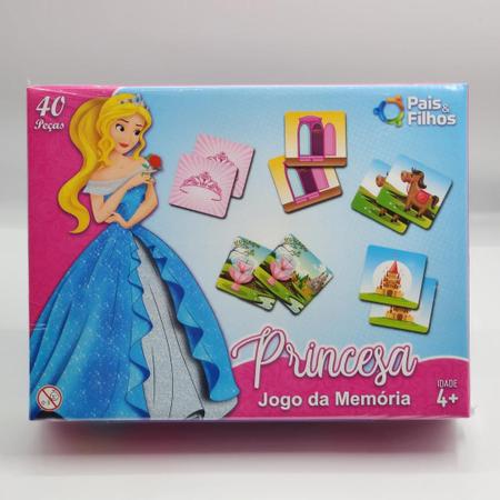 JOGO DA MEMÓRIA PRINCESAS - PAIS & FILHOS