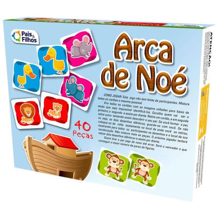 Jogo da memoria bichinhos fofinhos da arca de noe - Pais e Filhos - Jogos  de Memória e Conhecimento - Magazine Luiza