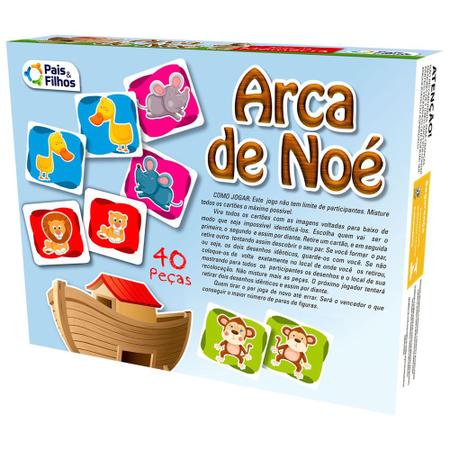 Jogo Da Memoria Arca De Noe Com Bichinhos Fofos - Jogo Educativo - Pais e  Filhos - Jogos de Memória e Conhecimento - Magazine Luiza