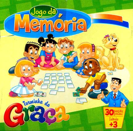 Jogo da Memória Turminha da Graça - Jogos de Memória e Conhecimento -  Magazine Luiza