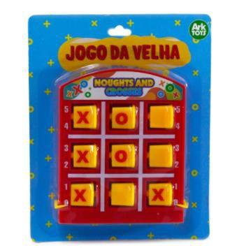 Jogo Da Velha De Plástico Vermelho - ARK TOYS - Jogo da Velha - Magazine  Luiza