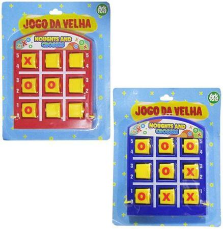 Imagem de Jogo da Velha Noughts And Crosses Colors 11,5x9,5cm - Ark Brasil