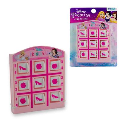 BRINQUEDO JOGO VELHA ETITOYS PRINCESAS