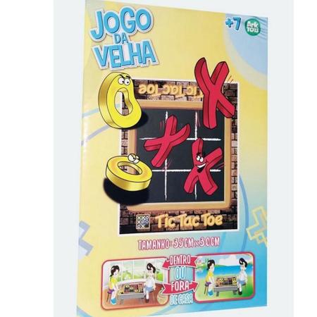 Tabuleiro Jogo Da Velha Para Jogar E Decoração Abs Em 3d - 3d melo - Jogo  da Velha - Magazine Luiza