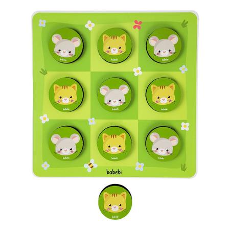 Jogo Da Velha Infantil Entre Gato E Rato - Babebi 6036