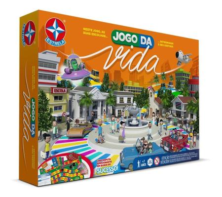 Jogo de Tabuleiro Jogo Da Vida Com Aplicativo Estrela