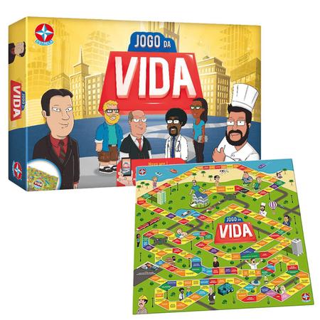 Jogo da vida tabuleiro estrela familia simulação divertido em Promoção na  Americanas