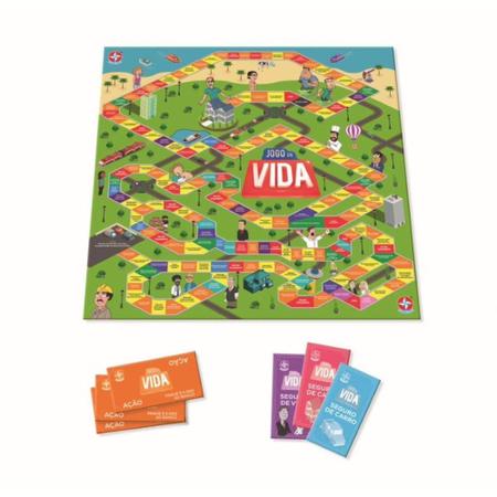 Jogo de Tabuleiro Jogo da Vida - Estrela - Jogos de Tabuleiro - Magazine  Luiza