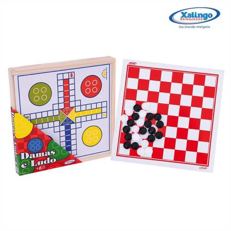 JKPower Jogo xadrez ludo mágico infantil - Rong FA - Ludi - Jogo de Dominó,  Dama e Xadrez - Magazine Luiza