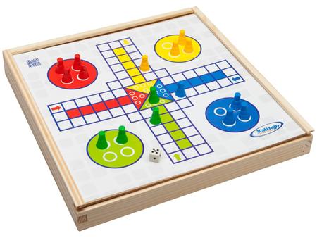 Jogo Dama e Ludo Madeira - Xalingo