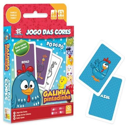 Galinha pintadinha - baralho - jogo das cores - Copag 2017 - Jogo de Cartas  - Magazine Luiza