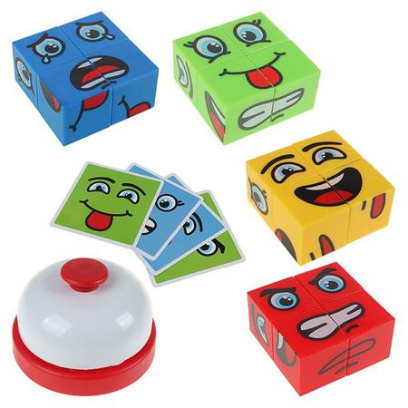 Jogo das Faces Cara Careta Diversas Combinações Cube Brinquedo Educativo  Inclusivo Tabuleiro Infantil Presente Menino Menina - Art Brink - Jogos de  Tabuleiro - Magazine Luiza