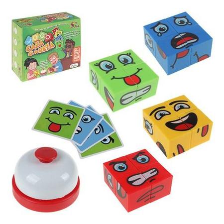 Jogo das Faces Cara Careta Diversas Combinações Cube Brinquedo Educativo  Inclusivo Tabuleiro Infantil Presente Menino Menina - Art Brink - Jogos de  Tabuleiro - Magazine Luiza