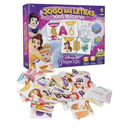 Jogo Educativo Princesas Jogo das Letras Mimo 2023 - Star Brink Brinquedos