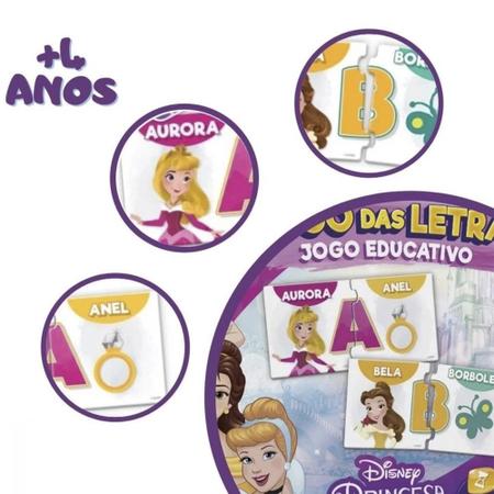 Jogo Educativo Princesas Jogo das Letras Mimo 2023 - Jogos