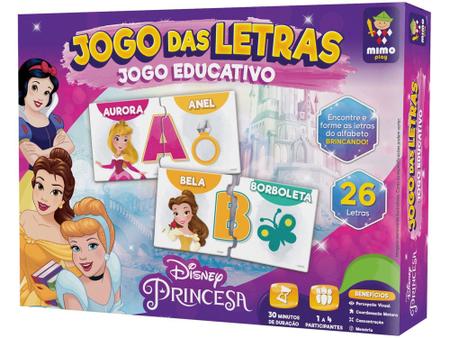 Jogo Dos NÚmeros Educativo Princesas Disney 30 NÚmeros - Mimo