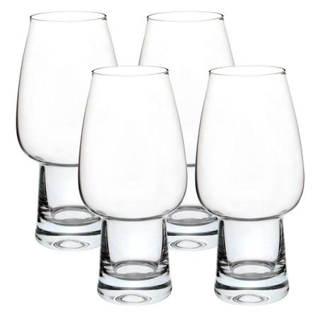 Imagem de Jogo de 4 copos para cerveja Stout em cristal ecologico 400ml A18cm