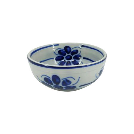 Jogo de Tigelas em Porcelana Azul Floral 4 peças, Compre Online