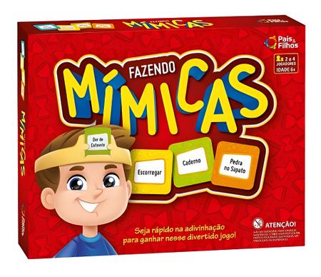 Jogo de Fazer Mímica Divertido p/ Família e Amigos Copag - Deck de Cartas -  Magazine Luiza