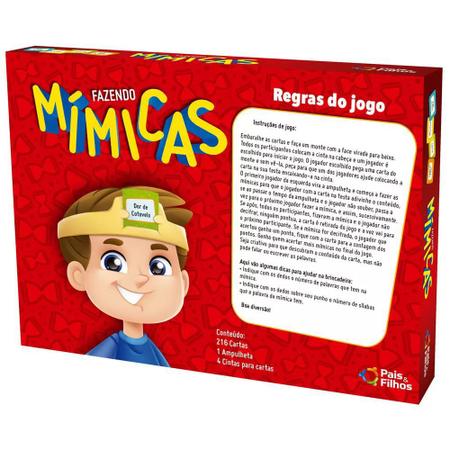 Jogo de Fazer Mímica Divertido p/ Família e Amigos Copag - Deck de Cartas -  Magazine Luiza