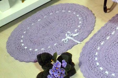 Arte & Tear - Mimos Para Seu Lar - Jogo de Banheiro em Crochê