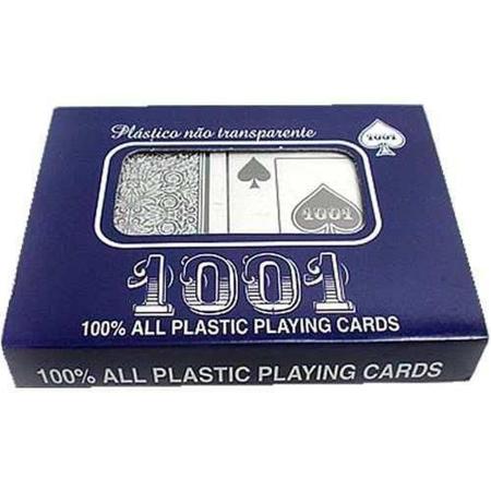 6 Jogo De Baralho Copag 1001 Duplo Plástico Com 110 Cartas com o