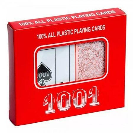 Jogo De Baralho Copag 1001 Duplo Plástico Com 110 Cartas - Baralho