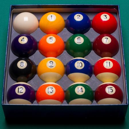 Jogo Bolas de Bilhar Snooker Sinuca 52mm 16 Peças - (CÓDIGO: LDK)