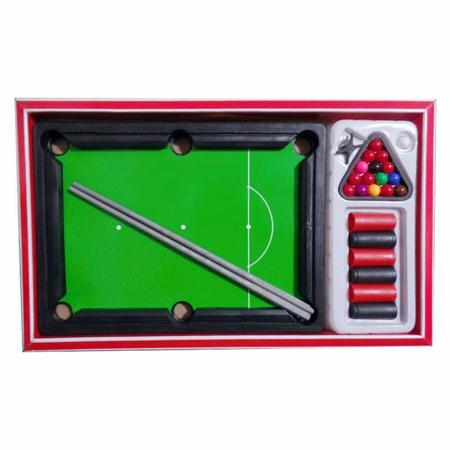 Jogo De Sinuca Infantil 40 X 22 Cm Snooker Bilhar Brinquedo