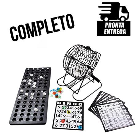 Jogo De Bingo 360 Globo Completo 75 Números Lotto - Art house