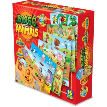 Kit 2 Jogos Bingo dos Bichos + Domino Animais 4ano 5ano 6ano - BATEMBUMBO -  Outros Jogos - Magazine Luiza