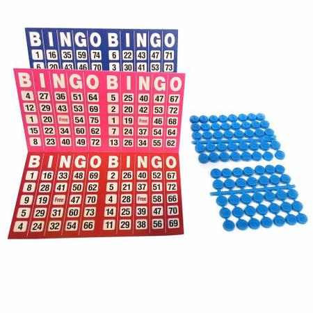 Jogo De Bingo Com Cartelas E Pedras - Brinquedo
