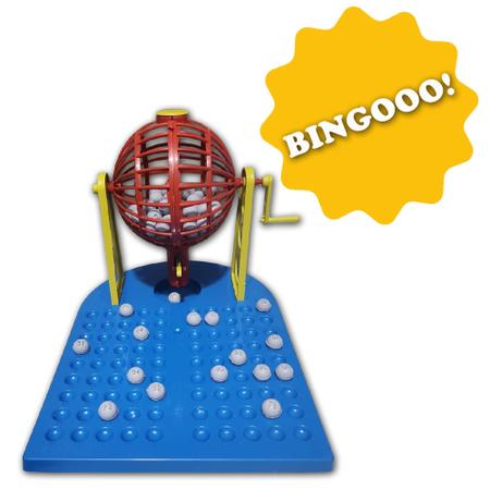 Imagem de Jogo de Bingo Infantil Brinquedo 88 Bolinhas 48 Cartelas Cód. 1845