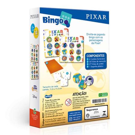Disney-Pixar Bingo Card