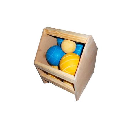 Jogo de Bocha Tradicional reforçada com Fibra /cancha Areia . Peso 1400 a  1450kg contem 8 bolas