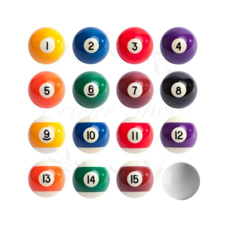 Jogo de Bola de Bilhar Sinuca de 50mm - Billiard - Bolas de Sinuca / Bilhar  - Magazine Luiza