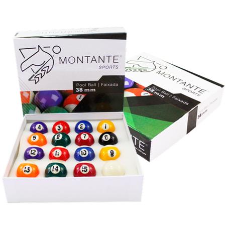 Jogo de Bolas de Sinuca Montante Infantil 38mm - Comprar Mesa de