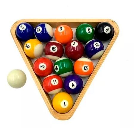 02 Jogos De Bolas Numeradas 50mm/ Bilhar/ Sinuca/ Snooker