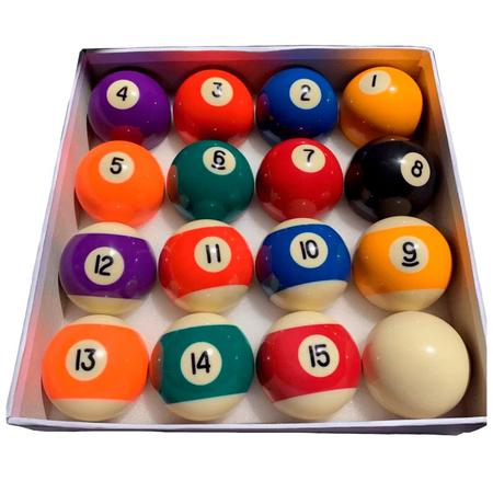 Jogo Bolas De Bilhar Sinuca Numeradas 50mm Snooker - Billiard - Bolas de  Sinuca / Bilhar - Magazine Luiza