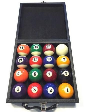 Jogo De Bilhar Com 16 Bolas De Sinuca 54mm Tamanho Oficial - Billiard -  Estojo para Bolas de Sinuca / Bilhar - Magazine Luiza