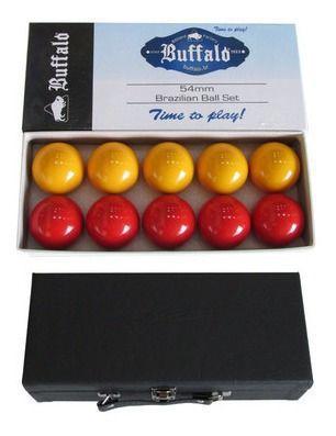 Ref: E13218-54 - Jogo de Bolas Para Bilhar Numeradas 54mm Buffalo