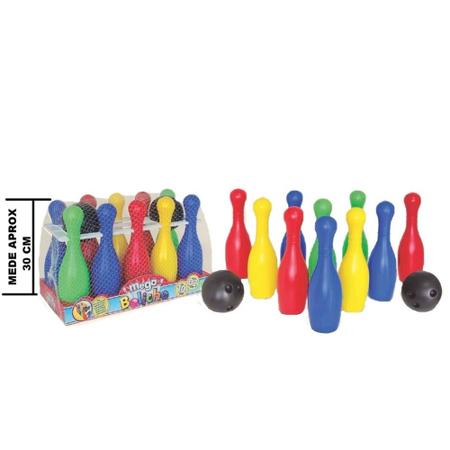 Conjunto de boliche, jogo de boliche 10 pinos jogo de quebra-cabeça de 4  bolas para várias festas para crianças em atividades escolares :  : Brinquedos e Jogos