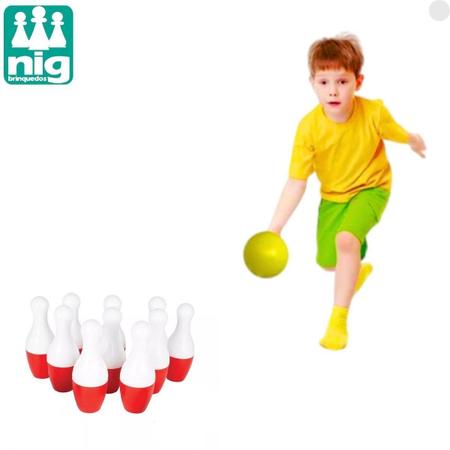 Imagem de Jogo De Boliche Infantil Com 10 Pinos 2 Bolas 0328 - Nig