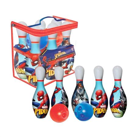 Jogo De Boliche Grande Brinquedo Com 10 Pinos 30cm 2 Bolas