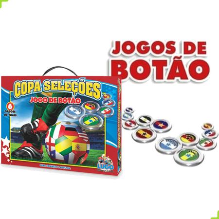 Jogo de Botão Copa Seleção com Vários Times Super Divertido Lugo - Outros  Jogos - Magazine Luiza